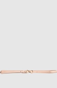 Розовый кожаный пояс