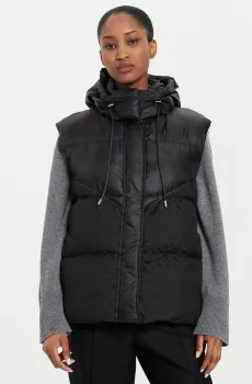 Женский черный жилет Черный 34 BOSS 50518344;001