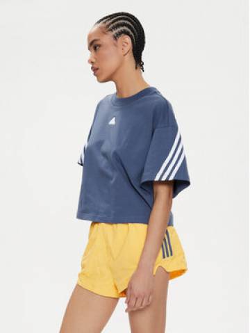 adidas Футболка Future Icons 3-Stripes IS3618 Голубий Loose Fit adidas Футболка Future Icons 3-Stripes IS3618 Голубий Loose Fit