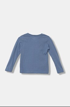 Хлопковый детский лонгслив Guess