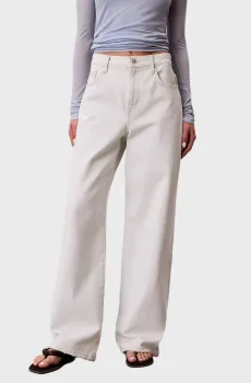 Женские белые джинсы THE WIDE LEG Белый 27-RG Calvin Klein Jeans LV047F738G