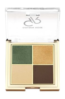 Палетка теней для век Golden Rose Quattro Eyeshadow Palette, 02 Royal Jungle, 4.4 г