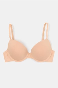 Бюстгальтер push-up з кісточками - нюдовий