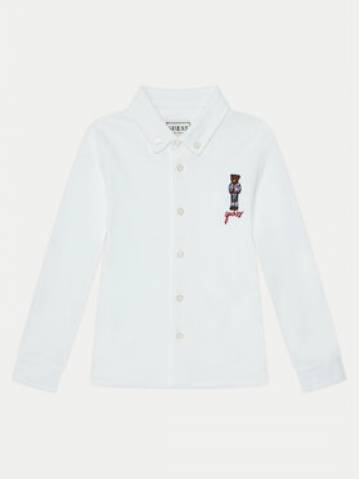 Guess Сорочка N5RP01 KAPY0 Білий Regular Fit Guess Сорочка N5RP01 KAPY0 Білий Regular Fit