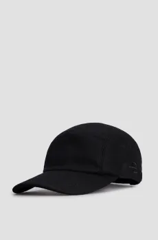 Мужская темно-синяя шерстяная кепка Синий 58 Baldinini M3A001XXLANA;0700