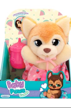 Интерактивная мягкая игрушка Baby Paws Yummy Померанский шпиц с аксессуарами, от 1.5 лет, 17. 8 см (926387IM)