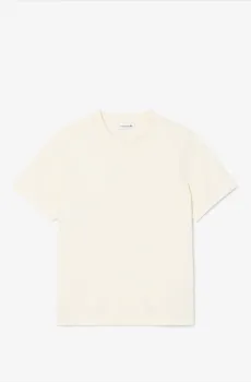 Женская бежевая футболка Бежевый 36 Lacoste TF0355XFJ