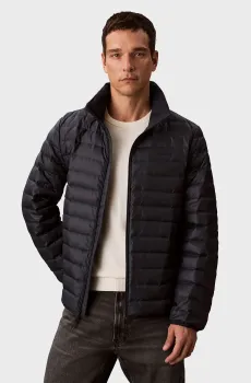 Мужская темно-синяя куртка CHANNELED PUFFER Синий S Calvin Klein LV04LC506G