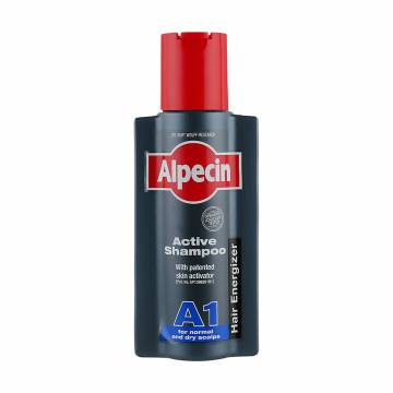 Мужской шампунь против выпадения волос Alpecin Active A1 Shampoo для нормальной и сухой кожи головы и волос, с кофеином, 250 мл Мужской шампунь против выпадения волос Alpecin Active A1 Shampoo для нормальной и сухой кожи головы и волос, с кофеином, 250 мл