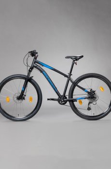 Decathlon Rockrider - Unisex Black Rockrider ST120 Cycling Comfort Mountain Bike