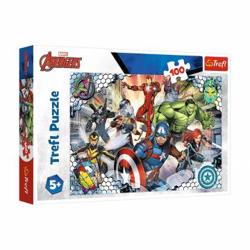 Пазлы Trefl Marvel The Avengers The Avengers Известные Мстители, 41*27.5 см, от 5 лет, 100 элементов (16454) Пазлы Trefl Marvel The Avengers The Avengers Известные Мстители, 41*27.5 см, от 5 лет, 100 элементов (16454)