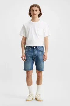 Мужские синие джинсовые шорты 501® Синий 29 Levi’s® 36512;0164
