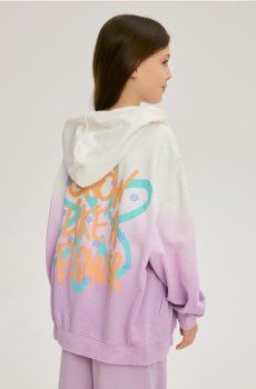 Reserved - Розстібна кофта з принтом - лавандовий - 977HV-04X