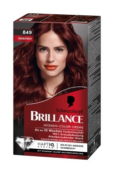 Интенсивная крем-краска для волос Brillance 849 Бордовая марсала, 160 мл