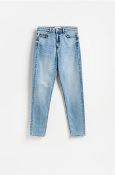 Reserved - Джинси mom fit slim long leg - синій - 268KS-50J