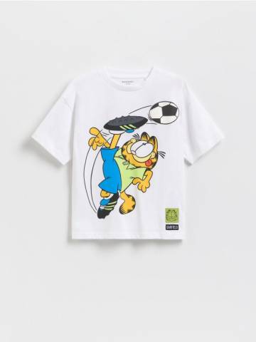 Reserved - Футболка GARFIELD - білий - 924EG-00X Reserved - Футболка GARFIELD - білий - 924EG-00X