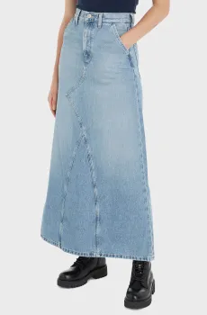 Женская голубая джинсовая юбка CLAIRE HGH MAXI Голубой 26 Tommy Jeans DW0DW19294