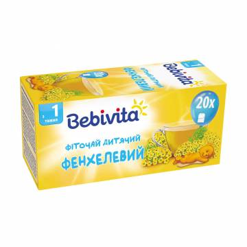 Детский фиточай Bebivita Фенхелевый, с 1 недели, 20*1.5 г Детский фиточай Bebivita Фенхелевый, с 1 недели, 20*1.5 г
