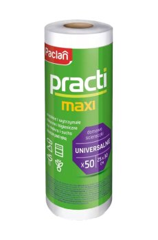Тряпка Paclan Practi Maxi, 25*30 см, 50 шт