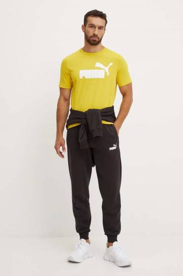 Футболка Puma мужская цвет жёлтый с принтом 681861 Футболка Puma мужская цвет жёлтый с принтом 681861