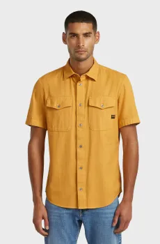 Мужская желтая рубашка Marine Желтый M G-Star RAW D19751,D454