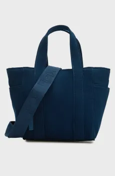 Женская синяя сумка SMALL TOTE Синий ONESIZE Calvin Klein LV04F3384G