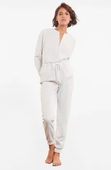 Женский светло-серый комбинезон COOKIE Серый M Etam 6529859