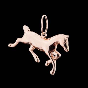 Золотой кулон "Лошадка" п00297 Золотой кулон "Лошадка" п00297