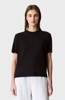 Женский черный джемпер Silk Touch Fine Черный XL Calvin Klein LV044B206G