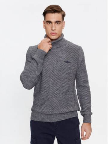 Aeronautica Militare Гольф 232MA1455L509 Сірий Regular Fit Aeronautica Militare Гольф 232MA1455L509 Сірий Regular Fit