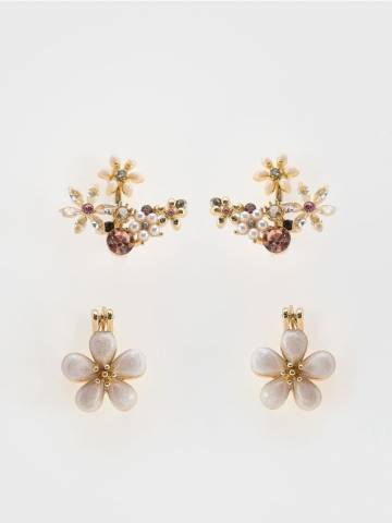 Reserved - EARRINGS - нюдовий - 076CP-02X Reserved - EARRINGS - нюдовий - 076CP-02X