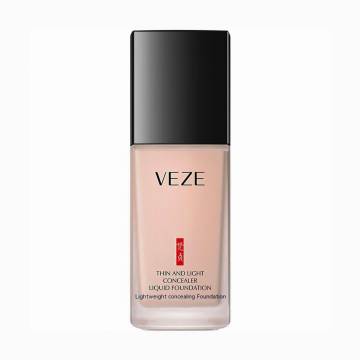 Тональная основа для лица Veze Thin and Light Concealer Liquid Foundation, Skin Tone, 30 мл Тональная основа для лица Veze Thin and Light Concealer Liquid Foundation, Skin Tone, 30 мл