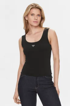Женская черная майка Черный XS Guess W3YP68.KA0H1;JBLK