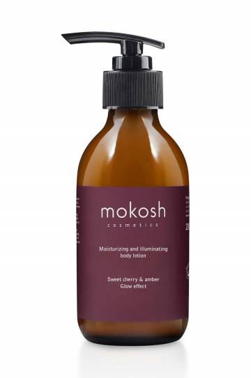 Увлажняющий и осветляющий лосьон для тела Mokosh Czereśnia & Bursztyn 200 ml Увлажняющий и осветляющий лосьон для тела Mokosh Czereśnia & Bursztyn 200 ml