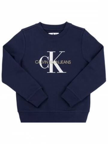 Calvin Klein Jeans Світшот Monogram Logo IU0IU00069 синій Regular Fit Calvin Klein Jeans Світшот Monogram Logo IU0IU00069 синій Regular Fit