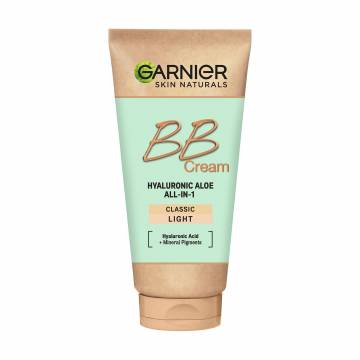 ВВ-крем для лица GARNIER Skin Naturals Комплексный увлажняющий уход Секрет совершенства 5 в 1, SPF 15, Светло-бежевый, 50 мл ВВ-крем для лица GARNIER Skin Naturals Комплексный увлажняющий уход Секрет совершенства 5 в 1, SPF 15, Светло-бежевый, 50 мл