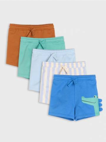 Шорти, 5 пар - mid blue Шорти, 5 пар - mid blue