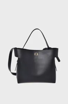 Женская черная кожаная сумка Черный ONESIZE Baldinini B6B020XXVITE;0000