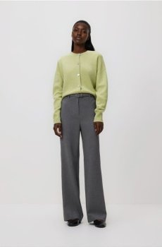 Reserved - Штани з ременем - світло-сірий - 907HU-09M