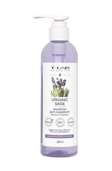 Шампунь для волос T-LAB Professional Organics Organic Sage Shampoo Anti-Dandruff против перхоти, 250 мл