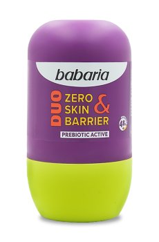 Шариковый дезодорант Babaria Zero & Skin Barrier Duo Deodorant с пребиотиками, 50 мл