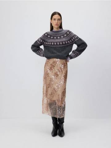 Reserved - LADIES` SWEATER - різнобарвний - 125DO-MLC Reserved - LADIES` SWEATER - різнобарвний - 125DO-MLC