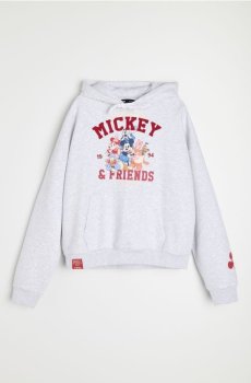 Худі з бавовною Mickey and Friends - сірий