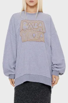 Женский серый свитшот Серый M Bimba Y Lola 242BR7563.10016