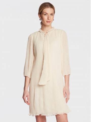 DKNY Повсякденна сукня DD2G3770 Écru Relaxed Fit DKNY Повсякденна сукня DD2G3770 Écru Relaxed Fit