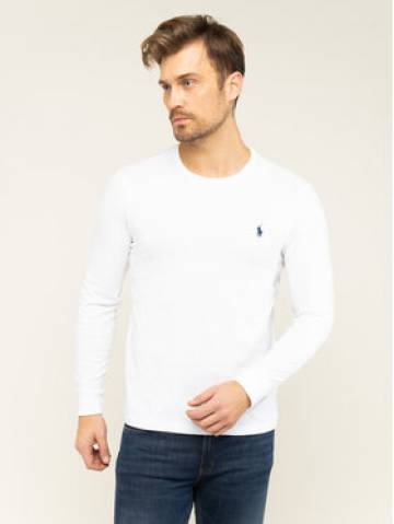 Polo Ralph Lauren Longsleeve Classics 710671468004 Білий Custom Slim Fit Polo Ralph Lauren Longsleeve Classics 710671468004 Білий Custom Slim Fit