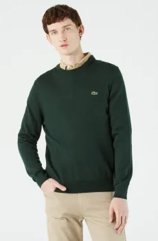 Мужской зеленый свитер Зеленый XS Lacoste AH2210YZP