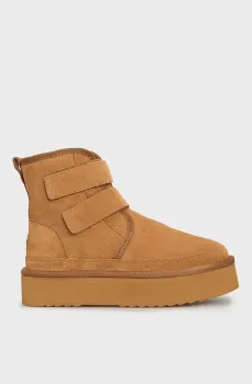 Женские рыжие замшевые ботинки Nivala Рыжий 39 PRPY PRFAS3132W