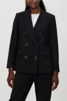 Reserved - Двобортний блейзер - чорний - 147IS-99X