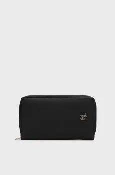 Мужской черный кожаный кошелек Черный ONESIZE Karl Lagerfeld 562451.815423;990